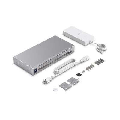 9. Ubiquiti UniFi Pro Max 16 PoE 18p PoE Switch (PoE+: 12; PoE++: 4;) Managed Gigabit/Multigigabit/10G