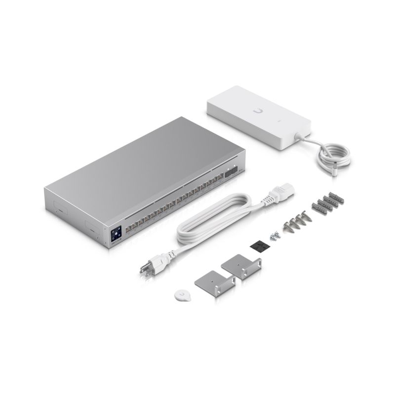 9. Ubiquiti UniFi Pro Max 16 PoE 18p PoE Switch (PoE+: 12; PoE++: 4;) Managed Gigabit/Multigigabit/10G