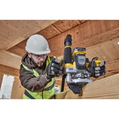 3. DeWALT DCW620NT-XJ Oberfräse/Rasentrimmer, Schwarz/Gelb, 23000 U/min