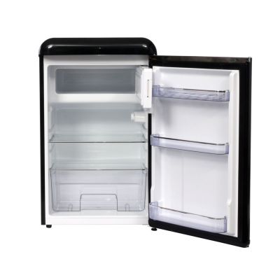 3. Ravanson LKK-120ERB Retro-Kühlschrank (Schwarz)