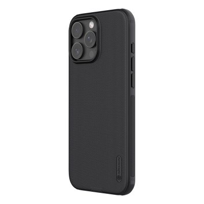 3. Nillkin Super Frosted Shield Pro Magnetische Hülle für iPhone 16 Pro – Schwarz