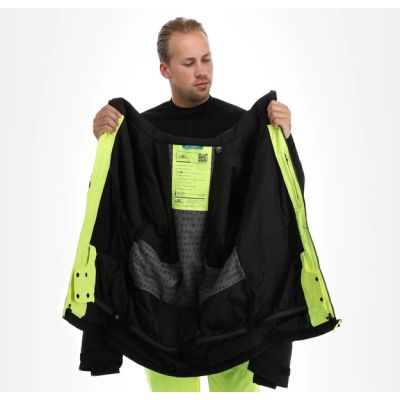 6. O'Neill Herren Wintersportjacke Carbonite Snowboard Ski 10K Grün Schwarz