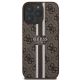 3. Guess 4G Printed Stripes MagSafe-Hülle für iPhone 16 Pro Max – braun