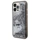 2. Karl Lagerfeld Liquid Glitter Choupette Hülle für iPhone 13 Pro Max – transparent