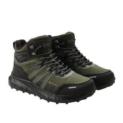 5. Lee Cooper Herren-Winter-Trekkingstiefel, gefüttert, wasserdicht, grün
