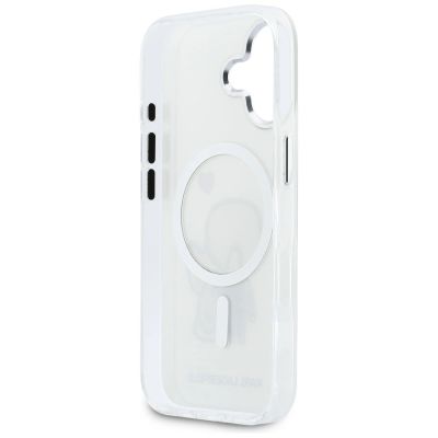 7. Karl Lagerfeld Karl & Choupette MagSafe Back Case für iPhone 17 - Transparent