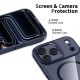 3. Tech-Protect MagMat MagSafe Hülle für iPhone 17 Pro Max – Transparent – ​​Marineblau