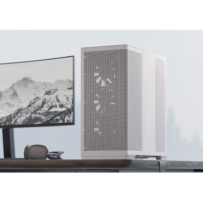 5. AeroCool Geh Midi APNX C1-R-WT-V1 Gehäuse mit MicroATX/MiniITX