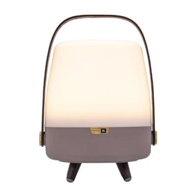 2. Kooduu Lite-up PLAY Mini Tragbarer Mono-Lautsprecher Beige, Weiß, Holz 8W