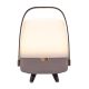 2. Kooduu Lite-up PLAY Mini Tragbarer Mono-Lautsprecher Beige, Weiß, Holz 8W