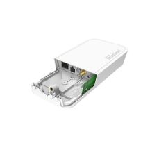 Mikrotik wAP LoRa8 Kit-Router – 300 Mbit/s, LAN 10/100 Mbit/s, 9–30-V-Netzteil, Deckenmontage, weißes Gehäuse, interne und externe Antenne, Atheros QCA9531 650 MHz, 16 MB Flash-Speicher