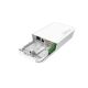 Mikrotik wAP LoRa8 Kit-Router – 300 Mbit/s, LAN 10/100 Mbit/s, 9–30-V-Netzteil, Deckenmontage, weißes Gehäuse, interne und externe Antenne, Atheros QCA9531 650 MHz, 16 MB Flash-Speicher