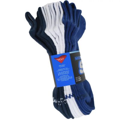 4. Skechers Jungen 6er-Pack Non Terry Low Cut S115057-BLU Blau 31-34