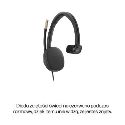 104. HP Poly Mission 815 Mono-USB-Kabel-Headset