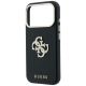 6. Guess Smooth & Big Strass Logo Hülle für iPhone 18 Pro / 17 Pro - Schwarz