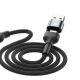 3. 3mk Hyper Cable N-SERIES 6-in-1 USB-C/USB-A auf USB-C/ Lightning /Micro 1,2 m QC 3.0 9 V/2 A 18 W – Schwarz