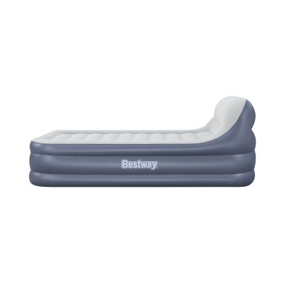 10. Bestway 67923/23 Luftmatratze Doppelmatratze Grau, Weiß Unisex