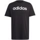 10. adidas Essentials Single Jersey Linear Logo-T-Shirt mit Stickerei M IC9274