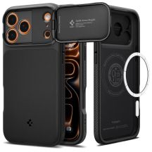 Spigen Optik Armor MagSafe Hülle für iPhone 17 Pro - Schwarz