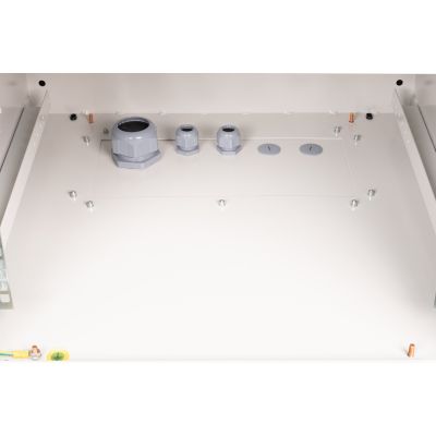 3. Digitus 19" 7U Wand-Netzwerkschrank 600x600 mm, Volltür, grau, ungeteilt, montiert, IP55, 100 kg