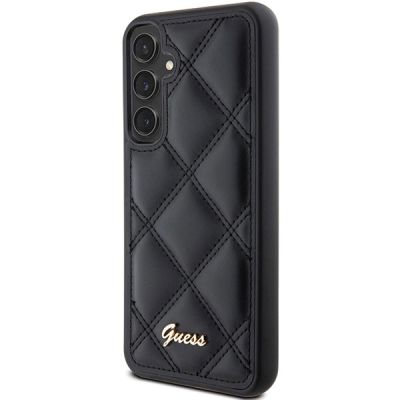 2. Guess GUHCS23FEPSQSQSK S23 FE S711 schwarz/schwarzes Hardcase Quilted Metal Logo