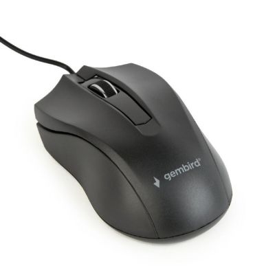 3. GEMBIRD MUS-3B-01 Maus (optisch; 1000 DPI; schwarz)