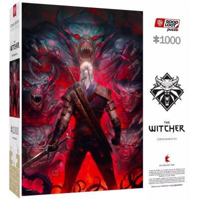 3. Gutes Beute-Puzzle: The Witcher – Corvo Bianco, 1000 Teile