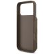 7. Guess 4G Cardslots & Magnetic Closure Crossbody Etui für iPhone 18 Pro Max / 17 Pro Max – braun