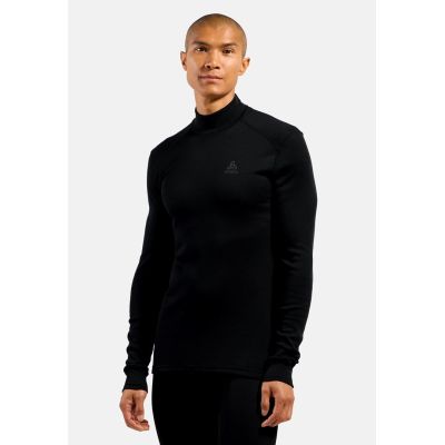 5. Odlo BL TOP Rollkragen langarm ACTIVE WARM ECO Herren T-Shirt Größe M Schwarz