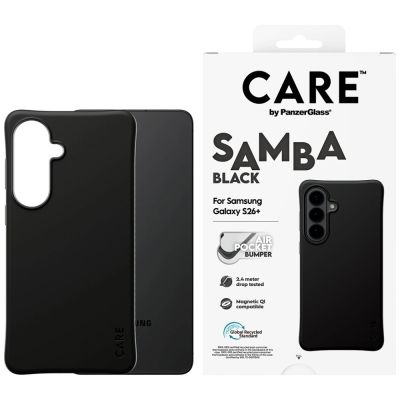 CARE by PanzerGlass Samba Black Qi Hülle für Samsung Galaxy S26+ - Schwarz