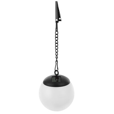 29. Solarlampe, Kugelhalterung aus Kunststoff mit Clip, 10 x 30 cm