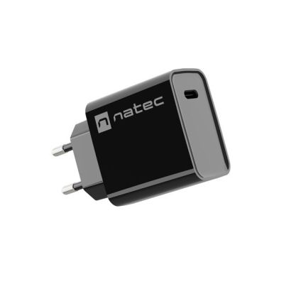 5. NATEC RIBERA USB-C 20W POWER DELIVERY SCHWARZES LADEGERÄT NUC-2060
