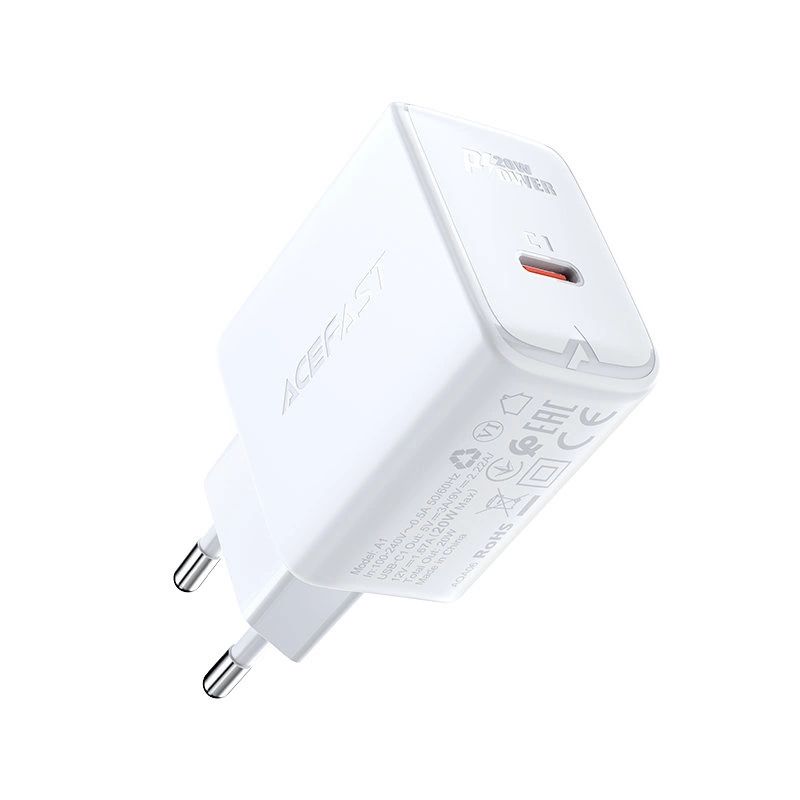 2. Acefast Schnellladegerät USB Typ C 20W Power Delivery weiß (A1 EU weiß)