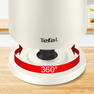 15. Tefal Thermo Protect KO140AE0 Wasserkocher 1,5 l 1500 W Weiß