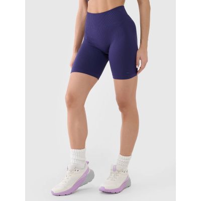 Nahtlose Trainings-Radleggings für Damen 4F 4FWSS25TFSTF014-30S