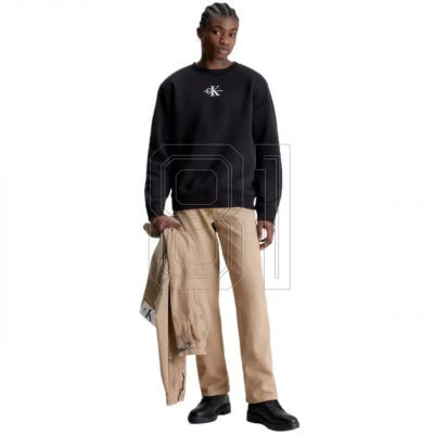 8. Calvin Klein Jeans Monologo Crew Neck Regular M J30J323434 Sweatshirt