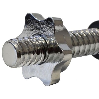 14. Chrom-Halsklemmen-Set, 2 Stück, passend für ENERO, Durchmesser 25,4 mm