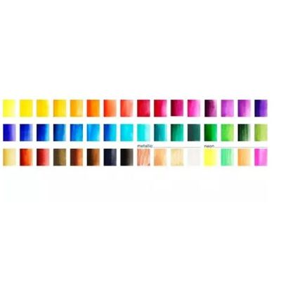 5. Faber-Castell 169748 wasserbasierte Farbe Multi Palette 48 Stück.