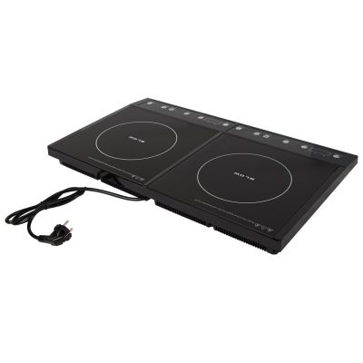 10. Verstellbarer Induktionsherd mit zwei Kochzonen, 2000 W + 2000 W BLASEN