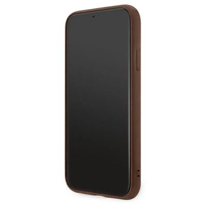 5. Guess 4G Metal Gold Logo Case für iPhone 11 / Xr 6.1" - Braun