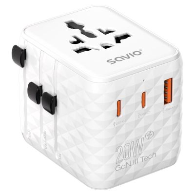 SAVIO Universal-Reiseadapter 20W AP-08