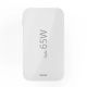 4. Hama GaN 65W Ladegerät 2x USB-C 1x USB-A faltbar - Weiß