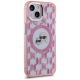 4. Karl Lagerfeld IML Monogram Karl & Choupette Head MagSafe-Hülle für iPhone 15 Plus – Rosa