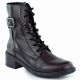 Damen-Ankle-Boots in Burgunderrot mit Schnalle, Rieker 75431-35