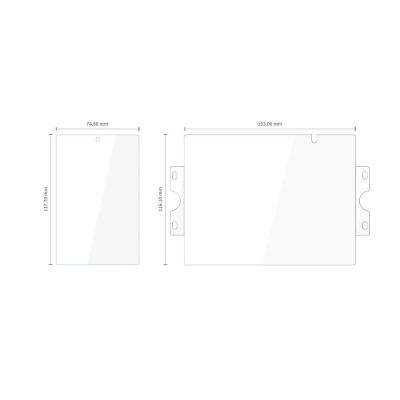 2. Tech-Protect Glass Fit+ 2er-Pack gehärtetes Glas + Tech-Protect Hydro Flex+ 2er-Pack Hydrogelfolie – transparent