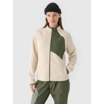 Damen-Sherpa-Fleecejacke mit Stehkragen 4F 4FRAW24TFLEF362-12S