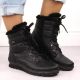 20. Remonte W RKR629B isolierte Lederstiefelette, schwarz