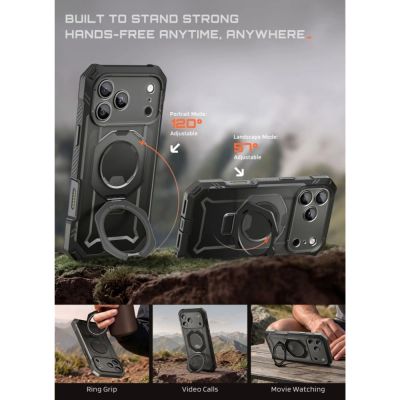 9. Supcase Grip Pro Mag MagSafe Hülle für iPhone 18 Pro Max / 17 Pro Max – Schwarz