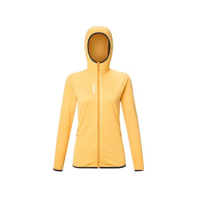 5. MILLET Lokka Hoodie III W Gelbes Damen-Sweatshirt