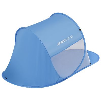 16. SELBSTAUFSTELLENDES STRANDZELT 190X80X90/70CM BLAU ENERO CAMP